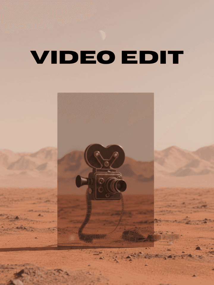 AI video editing workflow interface example showing automated editing tools