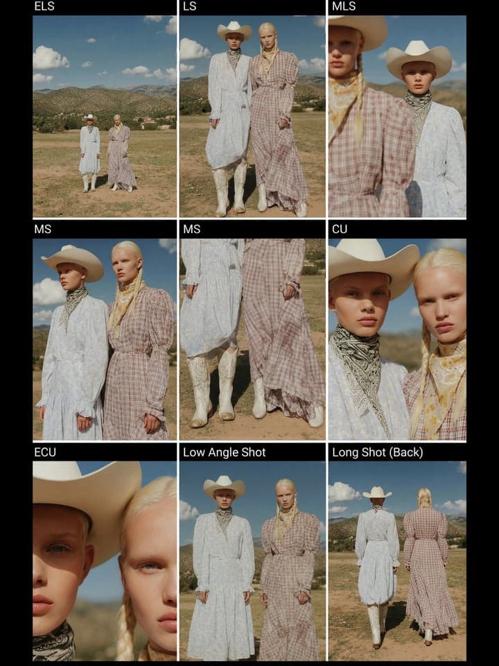 AI-generated 9-panel storyboard with consistent characters and visual style