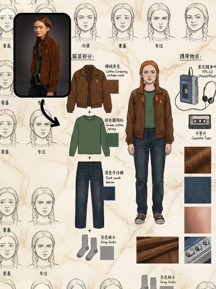 Character Model Sheet – AI Character Design Reference | OpenCreator